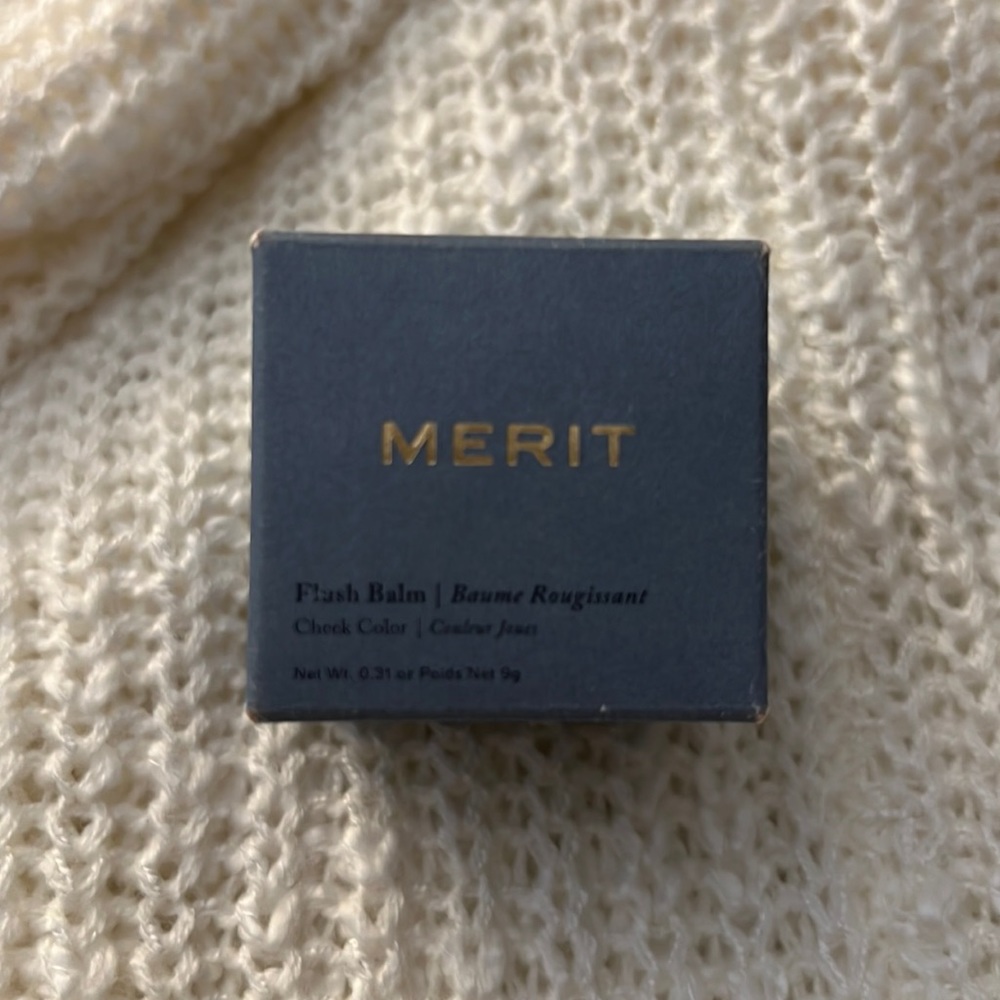 Merit Flush Balm cream blush, shade: Cheeky